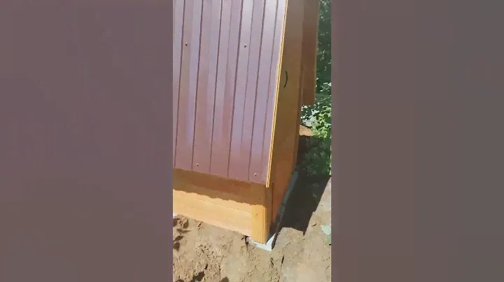 установка дачного туалета под ключ завершён результат💥💥💥 #дачный #туалет #подключ 89269311181