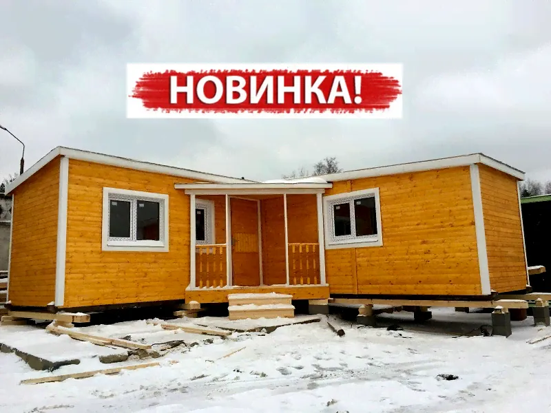 Дачный домик угловой 7 х 7.3-0
