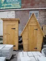 Дачный туалет деревянный 1х1 м вагонка