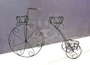 Кованая цветочная подставка на дачный участок КПЦ-254