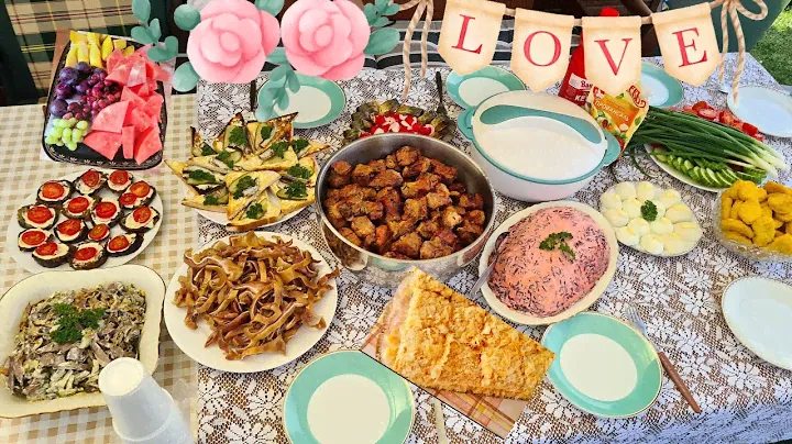 Дачное меню от молодожёнов👰👨‍💼😋