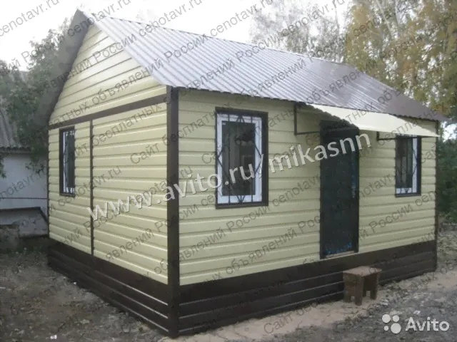 Дачный модульный домик 26кв. м. бытовка-2