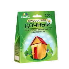 биосостав ДАЧНЫЙ 100гр для дачных туалетов и выгребных ям 1/28 БС0001 Мин.заказ=2