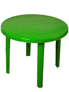 Стол дачный круглый, пластиковый, зеленый Ижевск