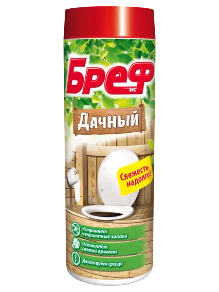 Средство дезодорирующее для дачного туалета Бреф Дачный, 450г-1