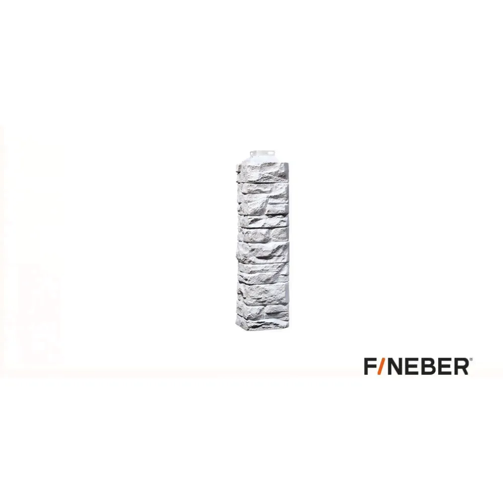 Наружный угол Fineber Дачный Скала Белый-0