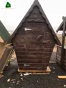 Туалет дачный малый "Избушка" с двускатной крышей