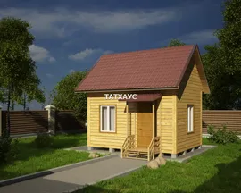 Дачный дом 20 кв.м из бруса 100х150 мм