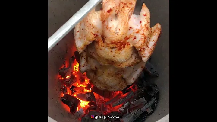 Жарим курицу в тандыре
