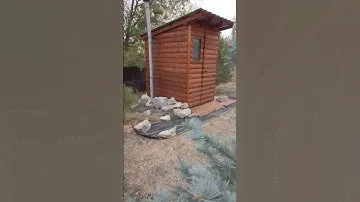 Дачный туалет своими руками - вторая жизнь! WC Room #woodworking