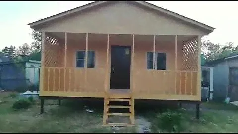 Дачный домик 6х6м с верандой