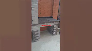 мангал в беседке.