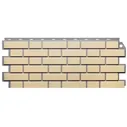 Фасадная панель FineBer Дачный Клинкерный кирпич Жёлтый 1130х463 мм