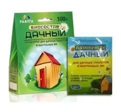 Дачный Биосостав 100г (д/туалетов и выгебных ям) 28 шт/м