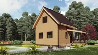 Каркасный дом Дачный (70 кв.м.)