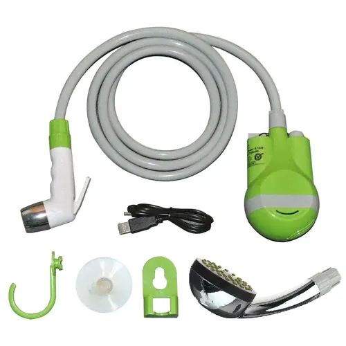 Душ аккумуляторный дачный автомобильный походный Satu (Green)