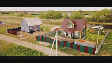 Поселок Москворечье с высоты птичьего полета.