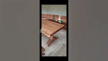 столы и скамейки из дерева