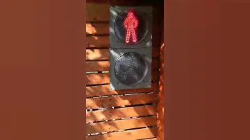 Дача, туалет на участке светофор