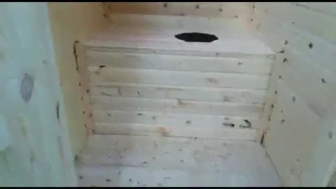Хозблок трехсекционный с душем и туалетом 3х1,5м
