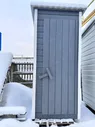 Туалет дачный (вн.отделка имитация бруса)