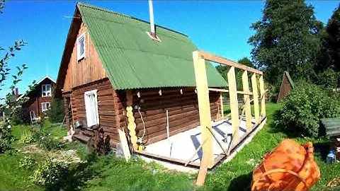 Пристройка к деревянному дому своими руками