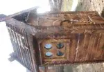 Туалет деревянный дачный-0