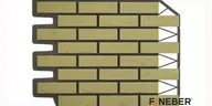 Фасадная панель FINEBER Дачный Кирпич Баварский песочный