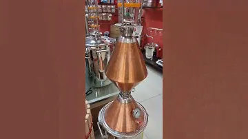МИНИ-ШЛЕМ или ЛАМПА из меди для перегонки виски, бурбон, полугара и кальвадоса!