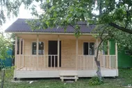 №34 Дачный дом с верандой 6 х 4,6