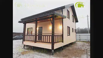 Построен каркасный дом 7х9 массив "Дачный 1". Объект сдан 28.11.2019 ||| СК Дачник