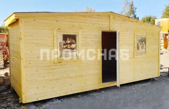 Дачный домик из бытовки под ключ-1