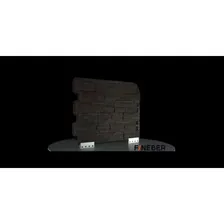 Фасадная панель Fineber Дачный Скол 3D Темно-коричневый - качественное решение для отделки вашего дома
