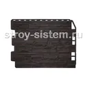 Фасадные панели Дачный FineBer Скол 3D темно-коричневый