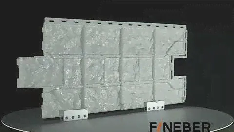 Фасадные панели  Fineber Дачный Доломит бежевый