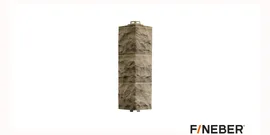Фасадный наружный угол Fineber Дачный Доломит дымчатый