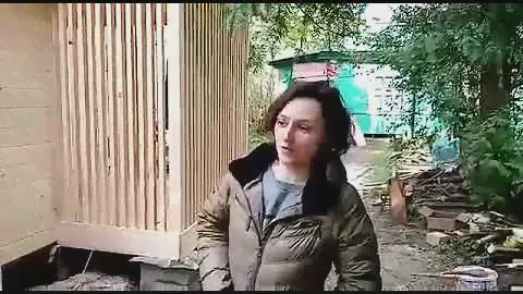 Бытовка с дровником