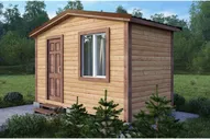 Дачный домик 2×4 м.