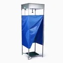 Душ дачный, 80 × 80 × 250 см, тент, бак антикоррозийный, 128 л, с ЭВН, тент МИКС