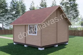 Дачный дом 8,9х6,45 Живописный