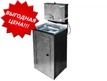 Дачный умывальник с подогревом «Акватекс», цвет серебро-0