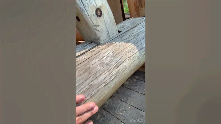 Чем покрывать сруб? #wood #woodwork #стройка #woodworking #дача #дом #сруб #бревно