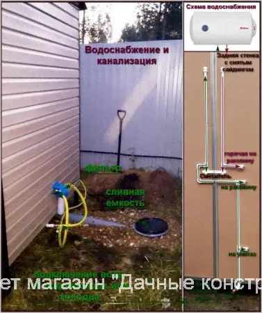 Дачный душ Д-18-4