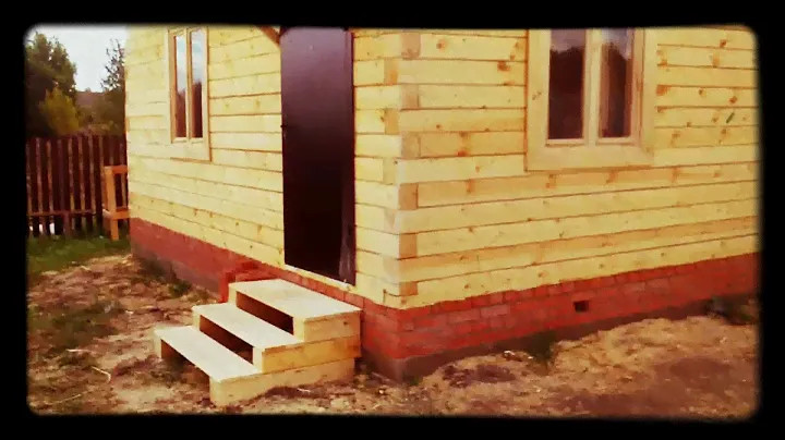 Дом 6 на 6 из бруса # СТРОИТЕЛЬСТВО 2014