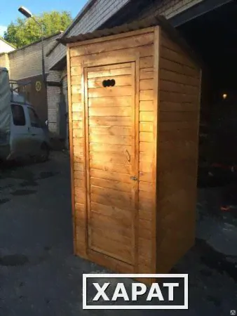 Туалет Дачный из евровагонки-0