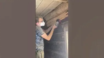 Сделал из старого сруба новый #дом #восстановление #деревни #жизнь