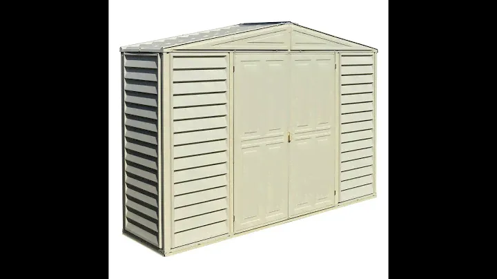 Duramax 10x3 SidePro Vinyl Storage Shed Installation Video