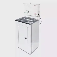 Умывальник дачный Акватекс белый (бак антикороз, без ЭВН + мойка нерж.)